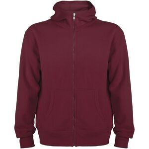 Roly Unisex Adult Montblanc Full Zip Hoodie / Garnet